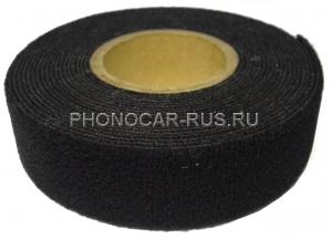 IZT254 velour, черная; 25ммх4м,тканевая, толщина 1,5 мм, полиамид велюр, акрилатный клей