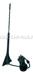 Автомобильная антенна, штырьевая, с усилителем