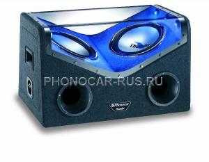 Корпусной пассивный сабвуфер 2х10", 250 мм. с подсветкой