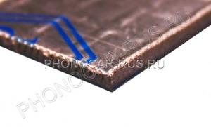 Вибропласт М2 Шумоизоляция STP 0,53х0,75 , фольгированный 2,3 мм.