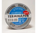 111105  IU1K TERMINATOR изолента ПВХ, черная; 19ммх20м, толщина 0,18 мм.